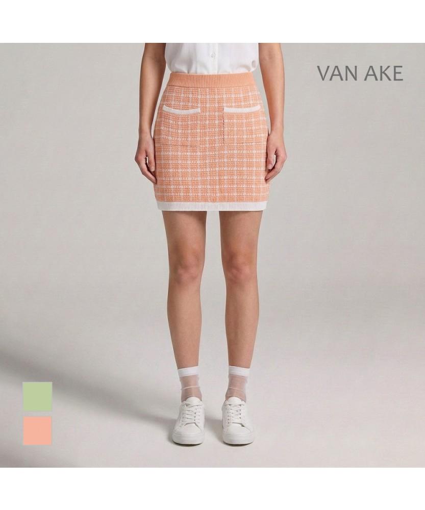Вязаная юбка VANAKE с карманами_Vb35Ksq301Z