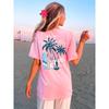 New Letter Printed Top Western Style New Fashion Casual Loose Print Letters T-shirt Top