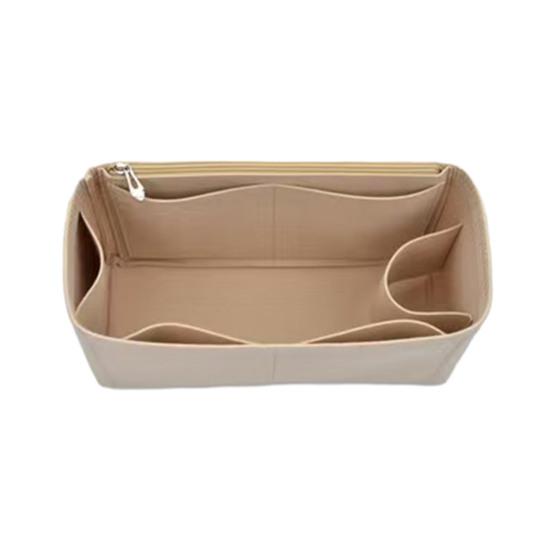 Tote Bag Insert Organizer Felt Insert with Multiple Pockets Makeup Phones Keys Organizer Protector for Tote Bag Interior Use