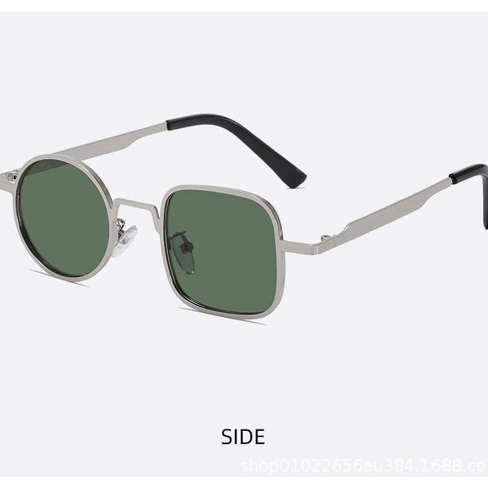 European and American new small frame marine piece sunglasses ins retro sunglasses personalized polygon sunglasses tide