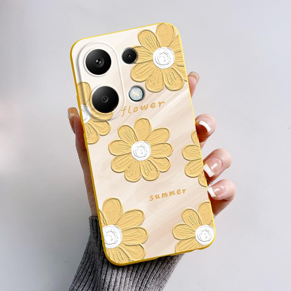 Чехол для Xiaomi Poco M6 Pro Мягкий силикон Милый Кот Панда Ударопрочный Чехол для Poco M6 Pro 4G ТПУ Чехол-Фонда Оболочка M6Pro 6.67''