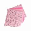 7pcs 25*25cm Cotton Fabric DIY Assorted Squares Pre Cut Bedding Suite Quarters Bundle (Pink)