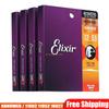 Струны Elixir для акустической гитары для электрической игры, популярная музыка, рок, 80/20, бронза, никель 11002 16052 16027 11-52, аксессуары для гитары