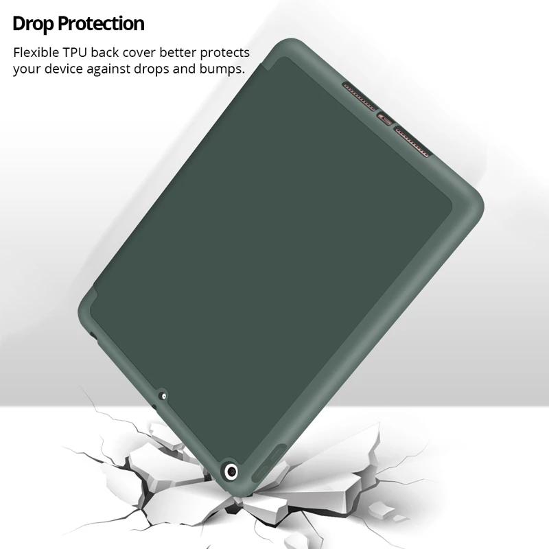 Чехол для iPad Pro 12.9 11 2021 2020 Smart Cover iPad 10.2 9th 8th 7th GeniPad Mini 6 5 Air 4 3 2 1 Чехол iPad 9.7 10.5 10.9 дюймов