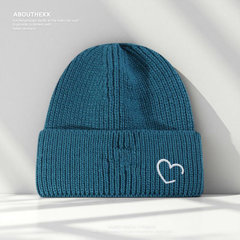 Japanese Original Large Head Circumference Wool Hat for Women Autumn and Winter Warm Pullover Cold Hat Men's Ear Protection Knitted Hat