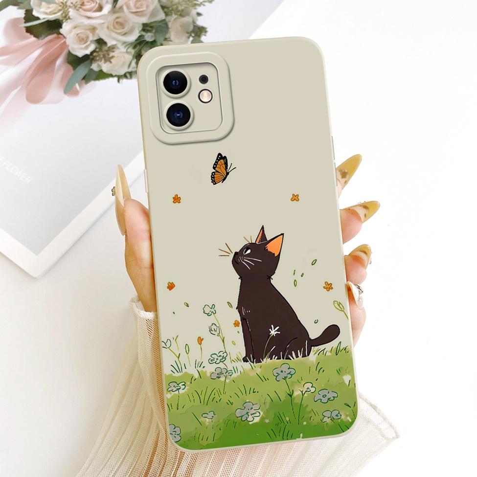 5,4'' Чехол Для iPhone 12 mini Чехол-крышка Силиконовый Роскошный Модный Крутой Кавайный Милый Расписной Funda A2399 A2176 A2398 A2400