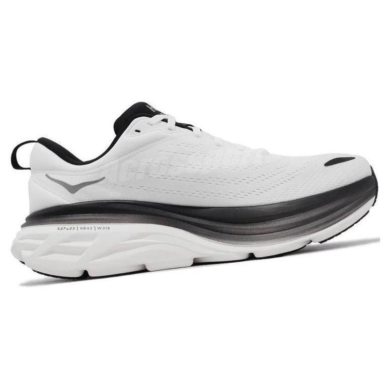 HOKA One One Bondi 8 2E Широкие 'Белый Черный' 1127953-WBLC
