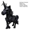 Dark Fantasy Home Decor 3D Printed Horse Skeleton Ornament, Horns Bone Statue, Creative Spooky Interior Ornament PLA Crafts for Halloween And Haunted