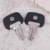 2Pcs 702 Black Keys Ignition Keys Forklift 28520490 Ignition Key Power Start Key Manual Electric Forklift Accessories