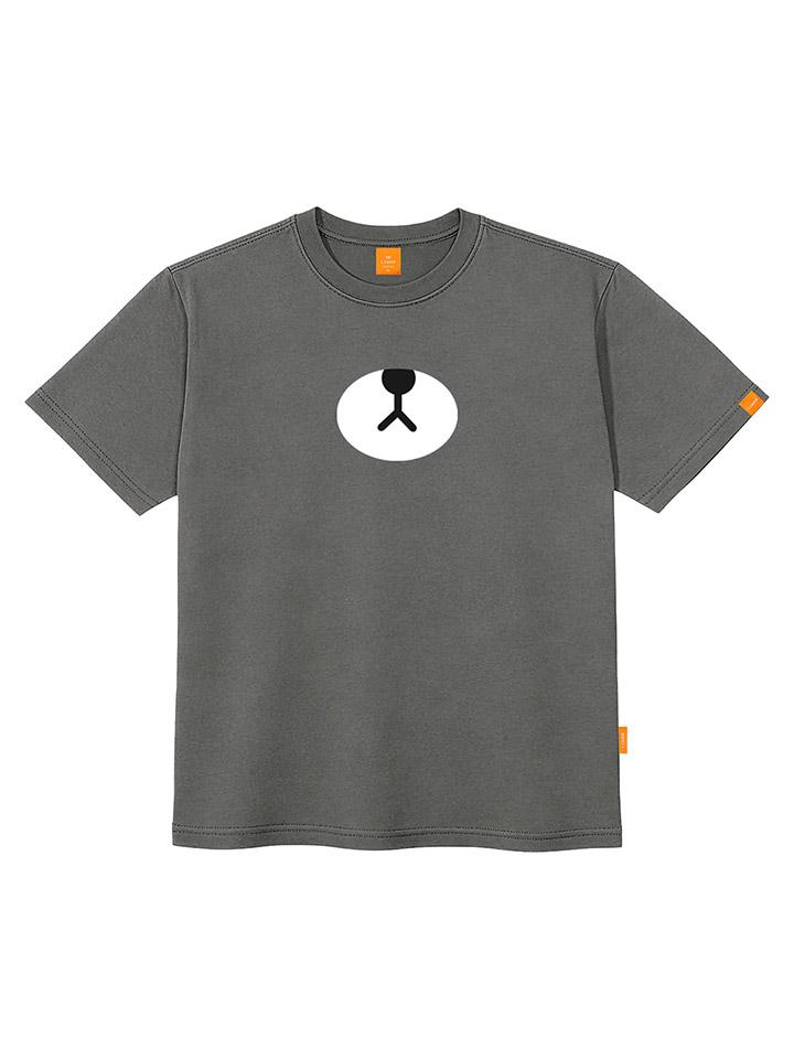 Ellamo Bearcoco Футболка с коротким рукавом Унисекс Большие размеры S~4XL (Тип Б)