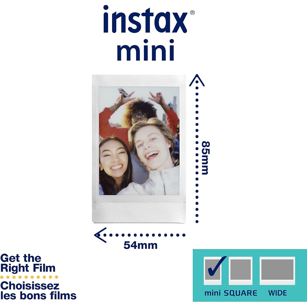 Fujifilm Instax Mini Instant Film Двойная упаковка (белый)