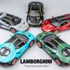 Масштаб 1/24 Lambo LP770-4, литая под давлением модель автомобиля, игрушечный автомобиль с откатным механизмом, звуком и светом для детей, коллекция подарков для мальчиков и девочек