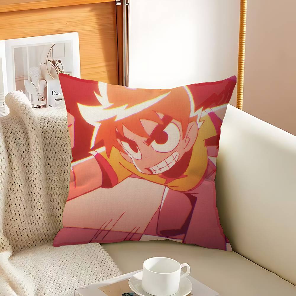 SScott Pilgrim vs the World Pillow Cover for Bedroom Room and Living Room Sofa Decorative Cushion Cover