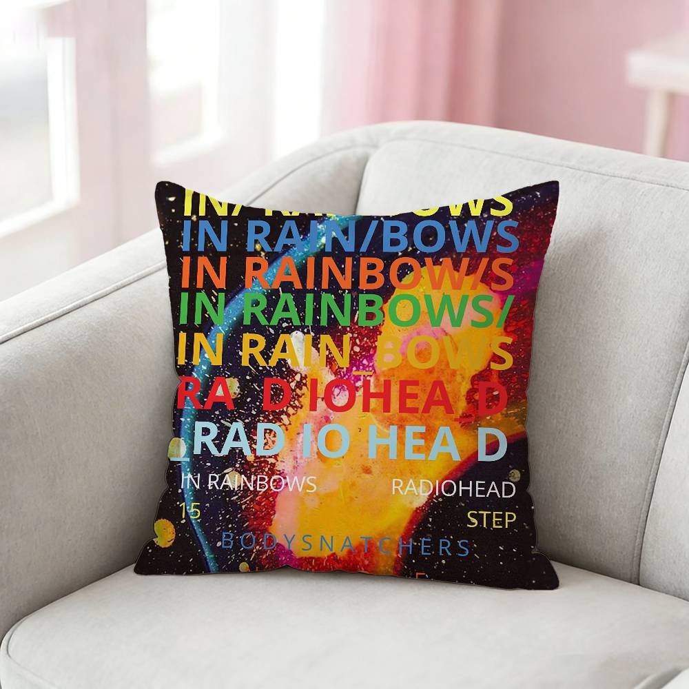 Cool R-Radiohead Band Pillow Case Cushion Cover Throw Pillow Case For Car Sofa