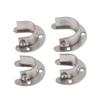 19/22/25/32Mm Wardrobe Bracket Stainless Steel Rod Socket Flange Rod Holder