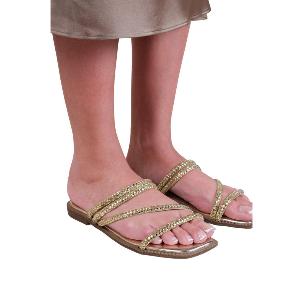 Where's That From Женские/дамские сандалии Dream Diamante Strappy Flat