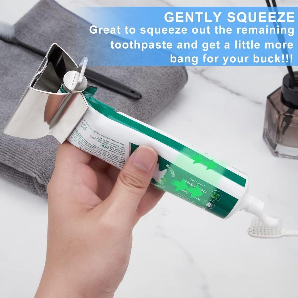 Practical Toothpaste Tube Wringer Stainless Steel Toothpaste Rollers Toothpaste Squeezer Children