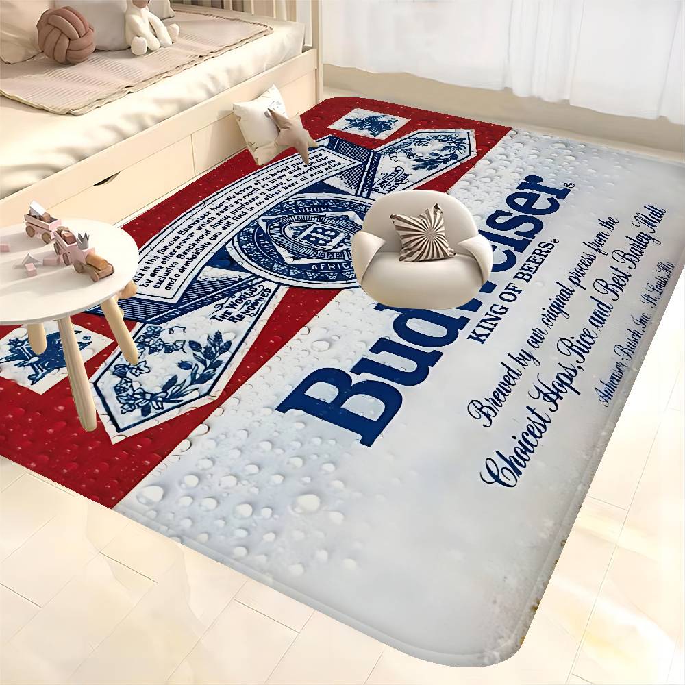 Король пива B-Budweiser Коврик для пола INS Стиль Мягкий Коврик для пола в спальню Дом Прачечная Коврик Противоскользящие Бытовые Ковры