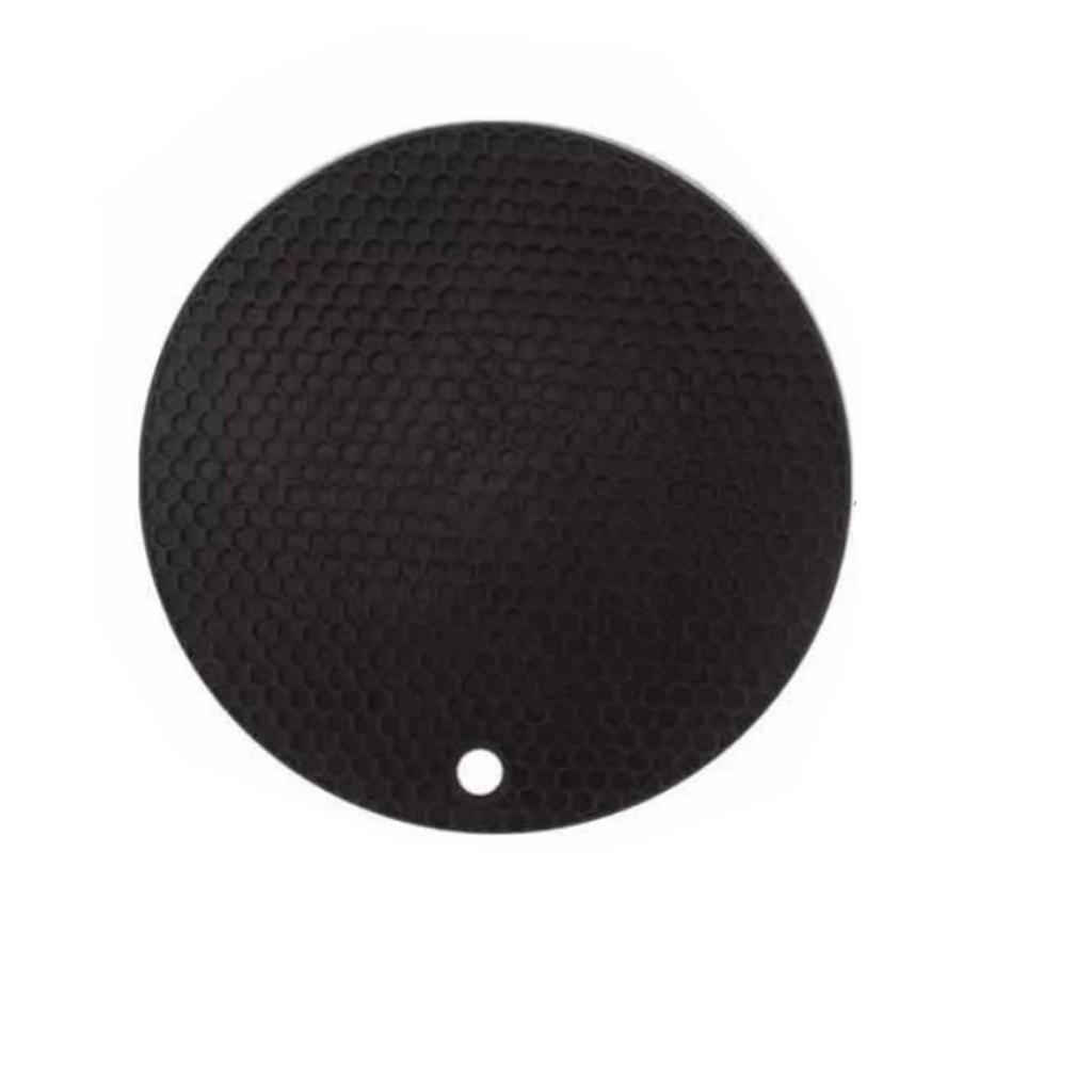 Round Placemat Rubber Toxic Free Prevent Slip Heat Resistant Washable Table Insulation Pad for Cup