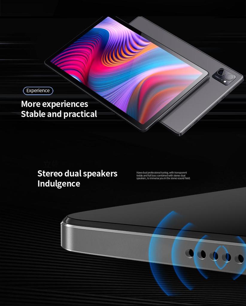 Планшет Android 12 Pad P60, 10,4 дюйма, дисплей 2000*1200, 8 ГБ ОЗУ, 256 ГБ ПЗУ, 8000 мАч, камера 13 МП + 5 МП, двойной Wi-Fi, планшеты