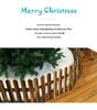 1.6m Christmas Wooden Fence for Tree & Window Decor