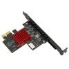 Карта расширения USB3.2 GEN2 передняя TYPE E 10 Гбит/с Поддержка KEY A TYPE E PCIE 3.0 2X Интерфейс Карта расширения для Win8 для