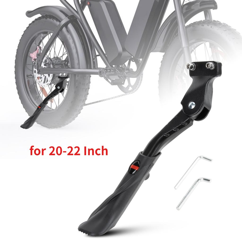 Ebike Adjustable Kickstand Non-Slip for Ridstar Q20 Pro Lite H20 H26 Pro X1S/X1 and for 20-22 Inch Bicycles Electric Bike