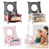 Save Space Ballerina Music Box With Makeup Mirror Jewelry Storage Box  Children
