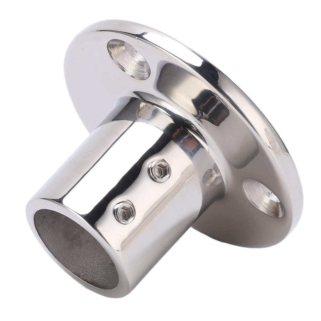 Круглое основание поручня для лодки, крепеж из нержавеющей стали 316 для морской трубы 25 мм 1 дюйм, 90 градусов