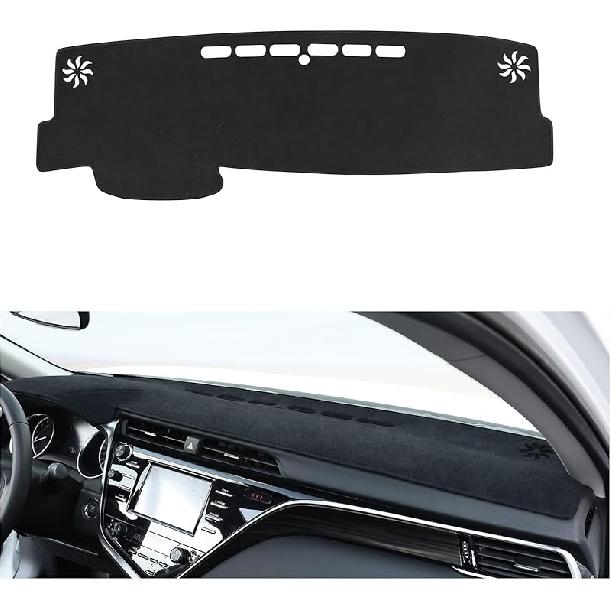 Накладка на панель приборов для Toyota Camry 2011 2010 2009 2008 2007 Аксессуары Фланелевая накладка на приборную панель Коврик на панель приборов Накладка на центральную консоль Защитная накладка от солнца