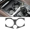 For BMW G20 5 Series 2018- Car Cup Holder Trim Decals Carbon Fiber Sticker Auto Interior Accessories