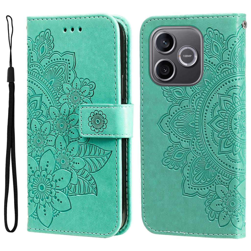 Wallet Case for 600 Lite 5G - Leather/PU, Green