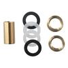 Brass Bulkhead Fitting G1/2 G3/4 G1 Male Hose Fitting Tube Adaptor  Water Tanks, Brass, Gold Tone