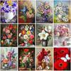 DIY Flower 5D Diamond Painting Full Round Drill Floral Diamond Embroidery Cross Stitch Kits Mosaic Wall Art Home Decor Gift