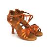 Professional Latin Dance Shoes Female Adult Cha-cha Rumba Mid-high-heeled Soft-soled Dance Shoes