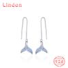 Серьги-капли из стерлингового серебра 925 пробы Lindon, серьги-капли для женщин, подарки на свадьбу