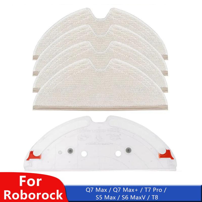 Fit For Roborock Q7 Max / T7 Pro / S5 Max / S6 MaxV / T8 Mop Mount Holder Tray Rack Water Tank Accessory Parts