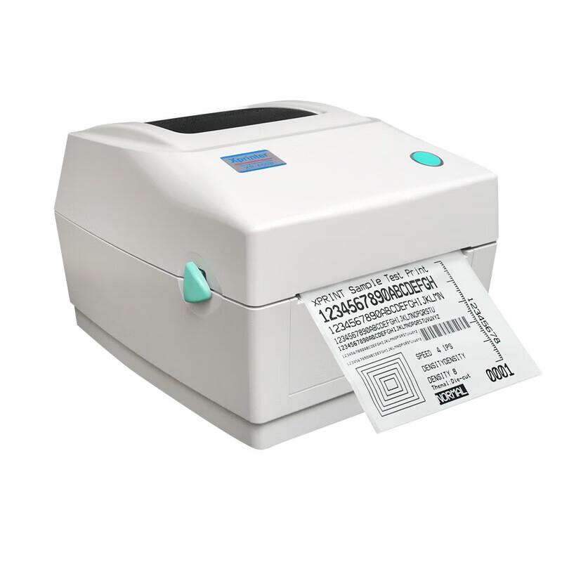Термопринтер этикеток для доставки Xprinter XP-460B, китайская вилка (адаптер в комплекте)