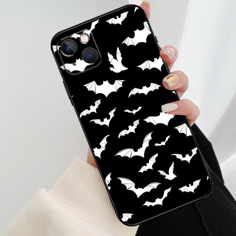 Bat Phone Case For iPhone 17 Pro Max 16 15 11 13 12 14 Pro Max mini 15 16 Plus 16e 17 Air Cover