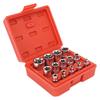 14Pcs E Star Socket Set Chrome Vanadium Steel Portable External Star Socket Set for Repair Maintenan