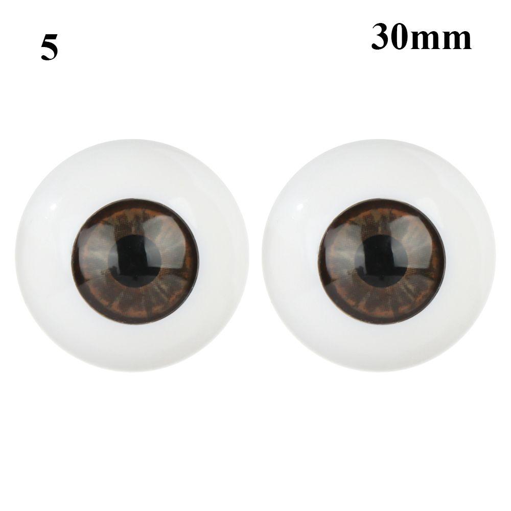 1 пара 24 мм 30 мм DIY Для BJD куклы Акриловые глаза Изготовление кукол Поделки Кукольный глаз Безопасная игрушка для животных