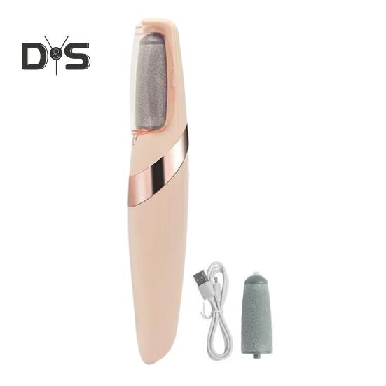 Электрический инструмент для удаления мозолей на ногах, перезаряжаемая педикюрная палочка с грубыми абразивными частицами, беспроводной инструмент для педикюра для гладких пяток и кожи