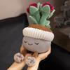 Cute Cartoon Potted Plant  Ornament Plush Toy Doll Desktop Decoration Flower Doll Girl Gift,Cute  Ornament,Children, Couple Doll Gifts,1pc
