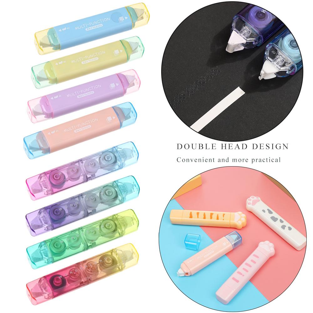 Decor Office Supplies Double Sided Adhesive Correction Tape Dots Stick Roller Glue Tape Dispenser