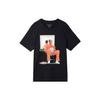 Graphic Print Crew Neck T-Shirt Men Tops Black DQ7381-010