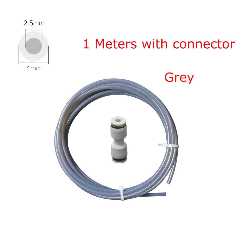 For Bambu Lab Ptfe Tube 2 5mm 4mm P1S P1P AMS A1 Mini 3D Printer Teflonto Pipe X1C Bambulab Ptfe Connector White Grey AMS LITE
