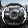 Чехол на руль BYD Seagull & Dolphin: Ультратонкая натуральная кожа, Без швов, Стильный интерьер автомобиля для женщин