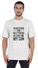 Inkmeso Men  S Graphic Printed   I Asked God For Best Friend He Sent Me My Son   Tshirt Crew Neck Tee For Father Son