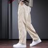 Мужские летние брюки Jie Leinong в стиле business casual прямого кроя
