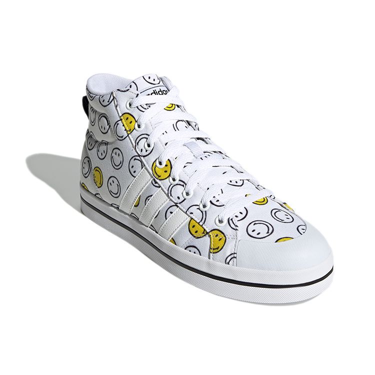 adidas Кроссовки унисекс Neo Bravada Mid Smiley белые H03088